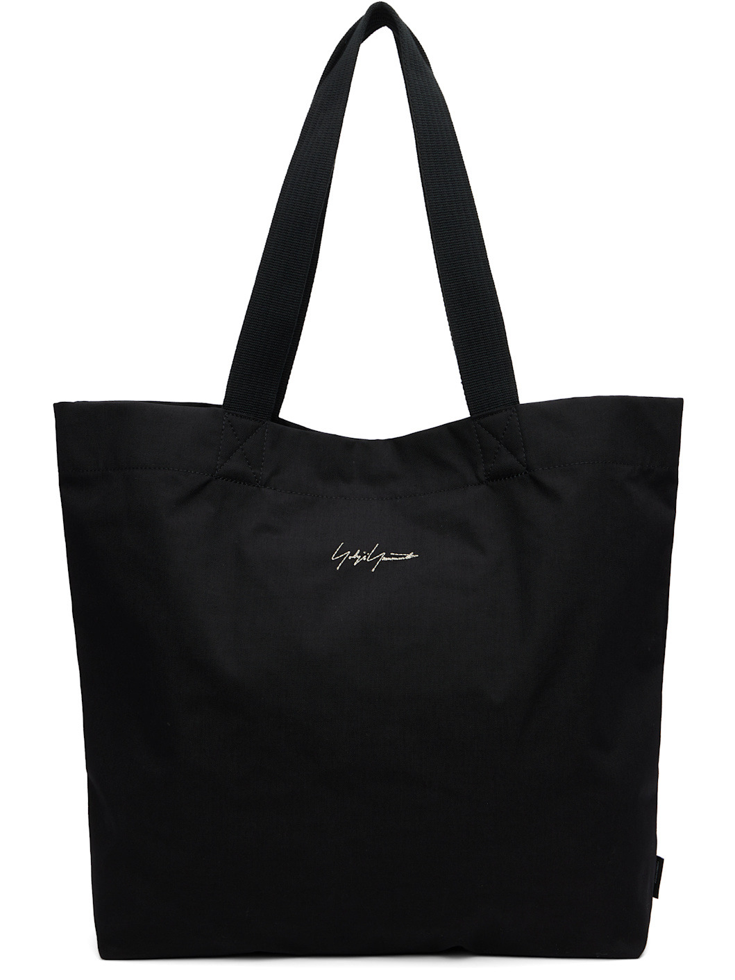 Black Y-3 KURO Canvas Tote - 1