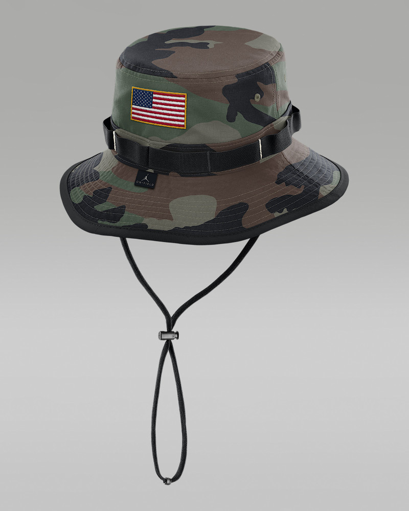 Jordan UCLA 2025 Military Appreciation Boonie Men's Jordan Brand Dri-FIT College Bucket Hat outlook