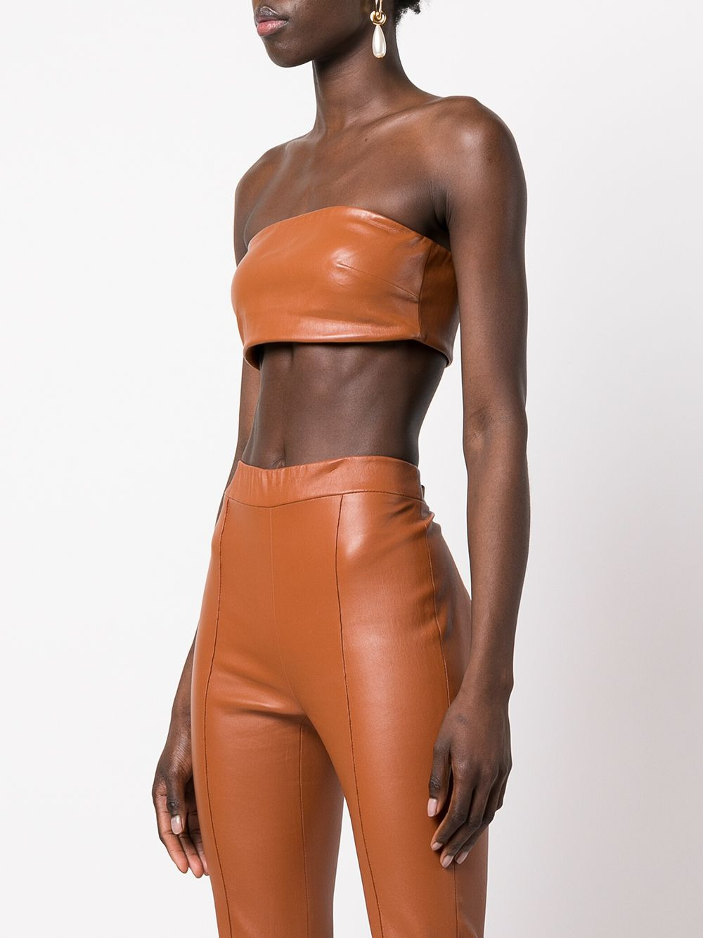 bandeau-style cropped top - 3
