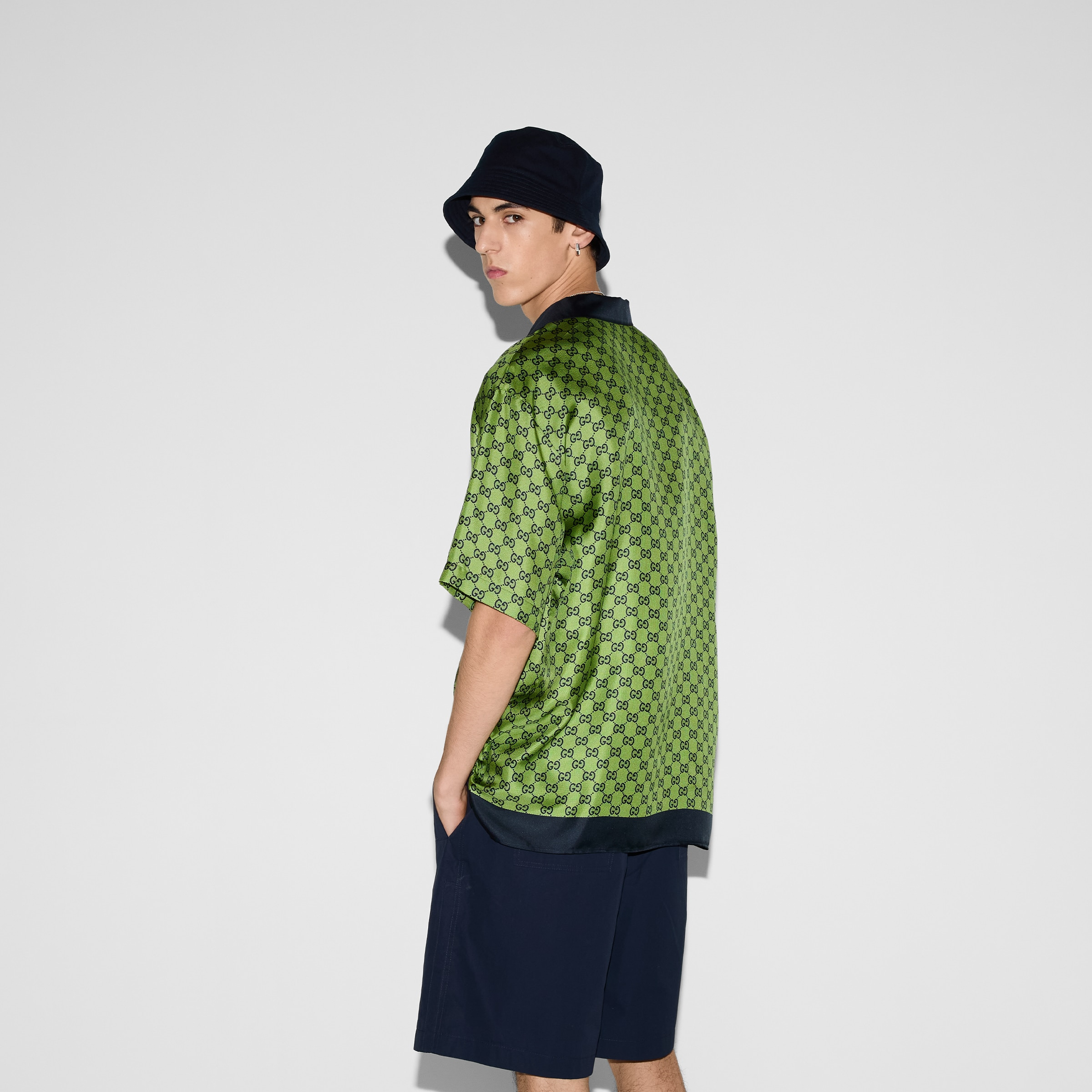 Printed silk shirt - 4