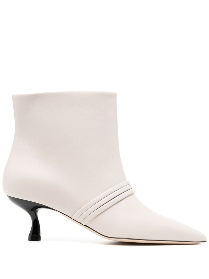 Lionne 45mm leather ankle boots 1