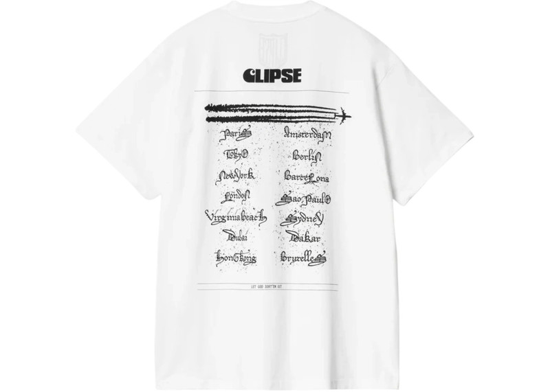 Carhartt Carhartt WIP x Clipse S/S Let God Sort Em Out T-Shirt White/Black outlook