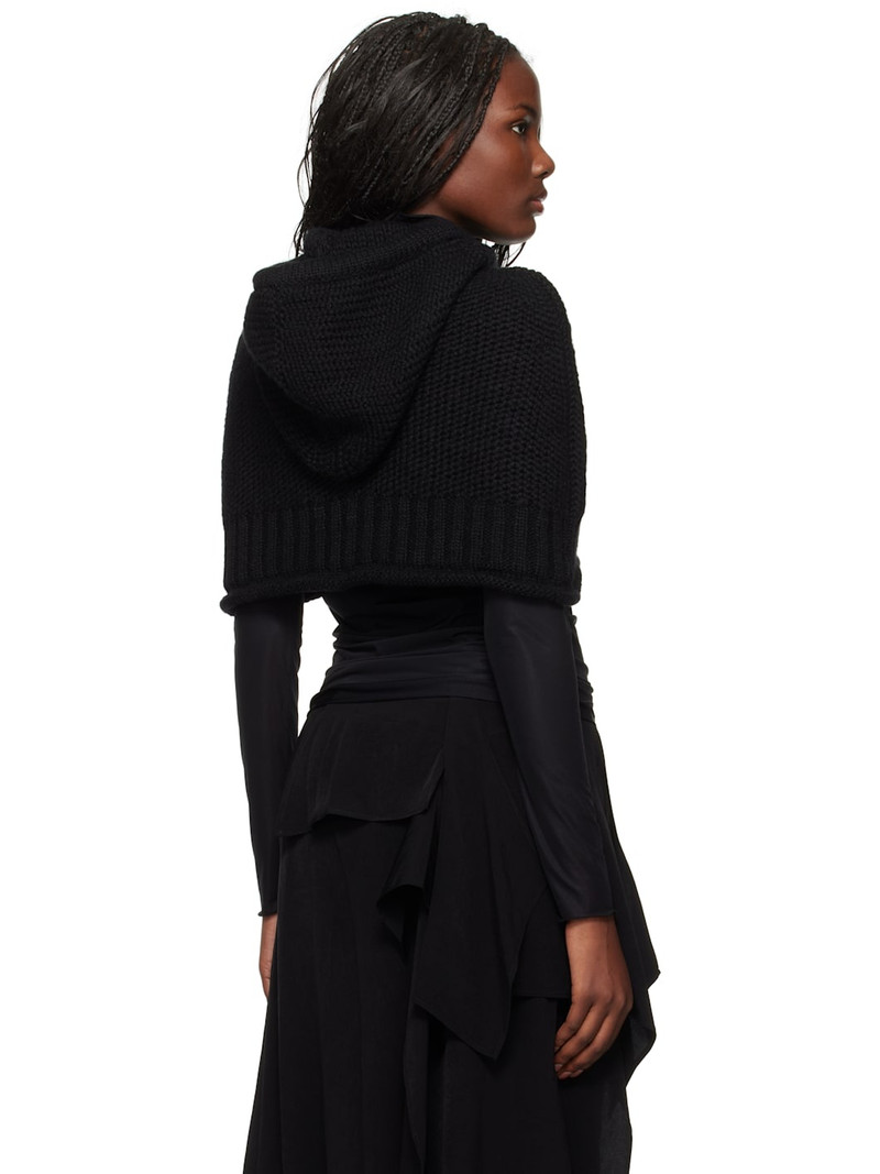 Black Hooded Warmer Hood 3