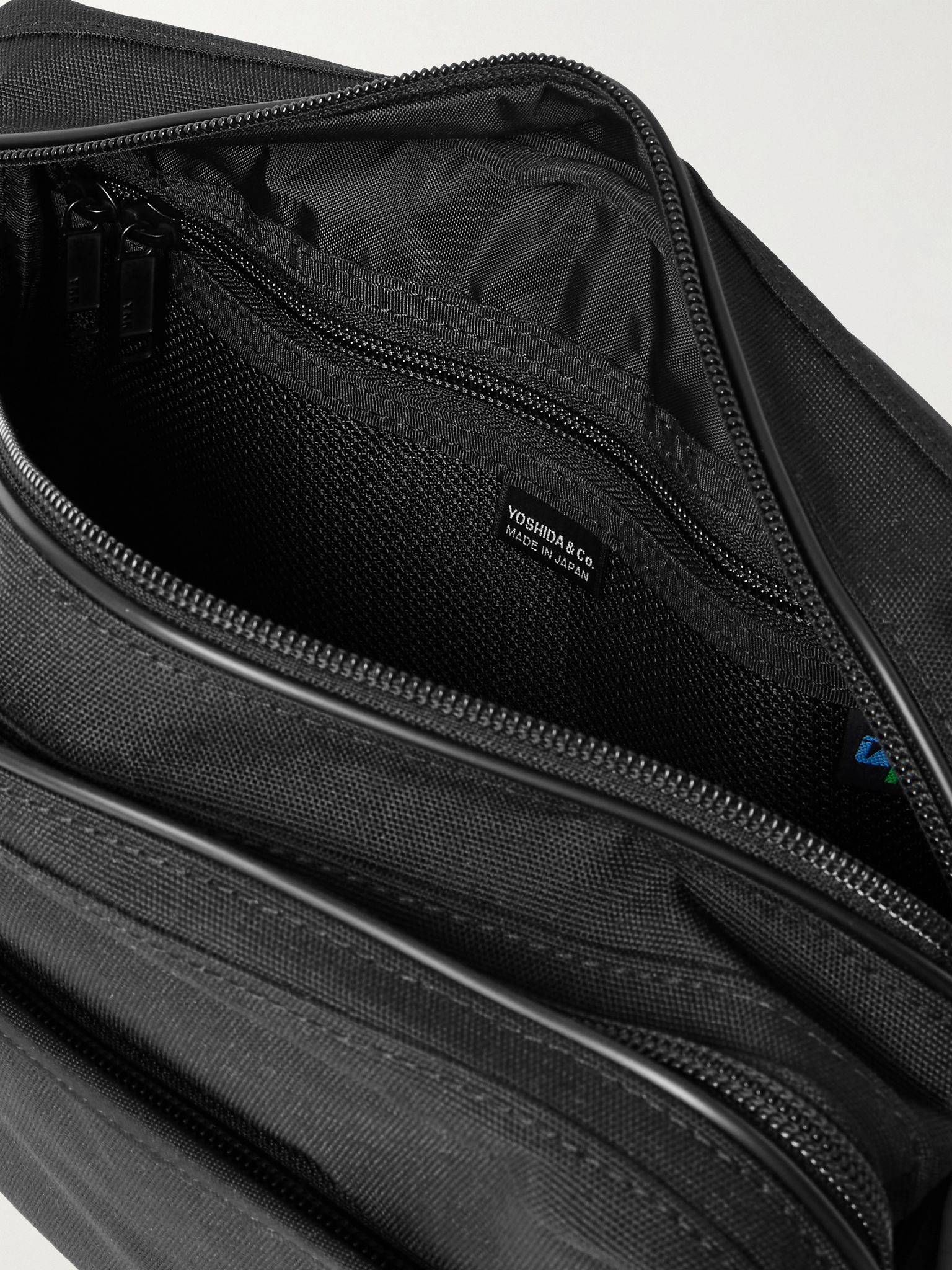 Hybrid Cordura® Nylon Messenger Bag Black - 5