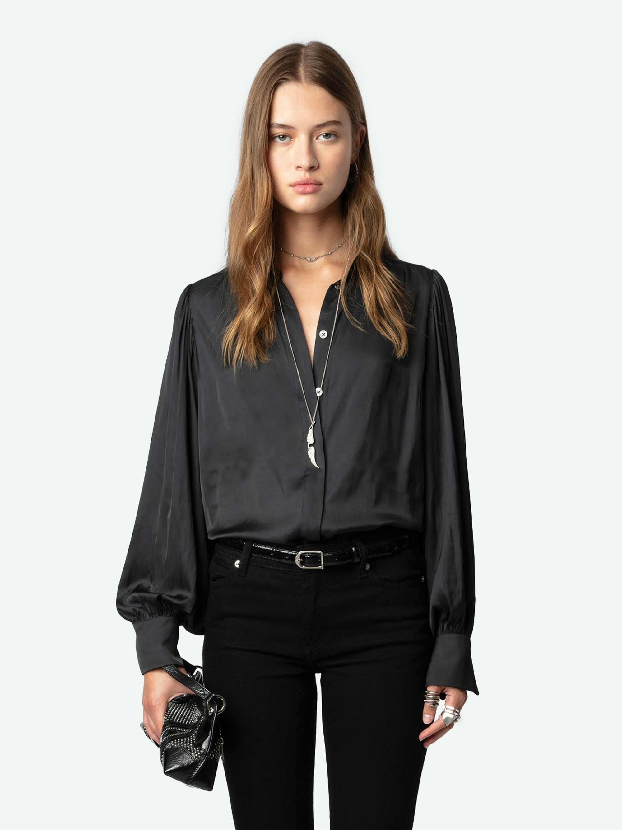 Trenta Satin Blouse - 4
