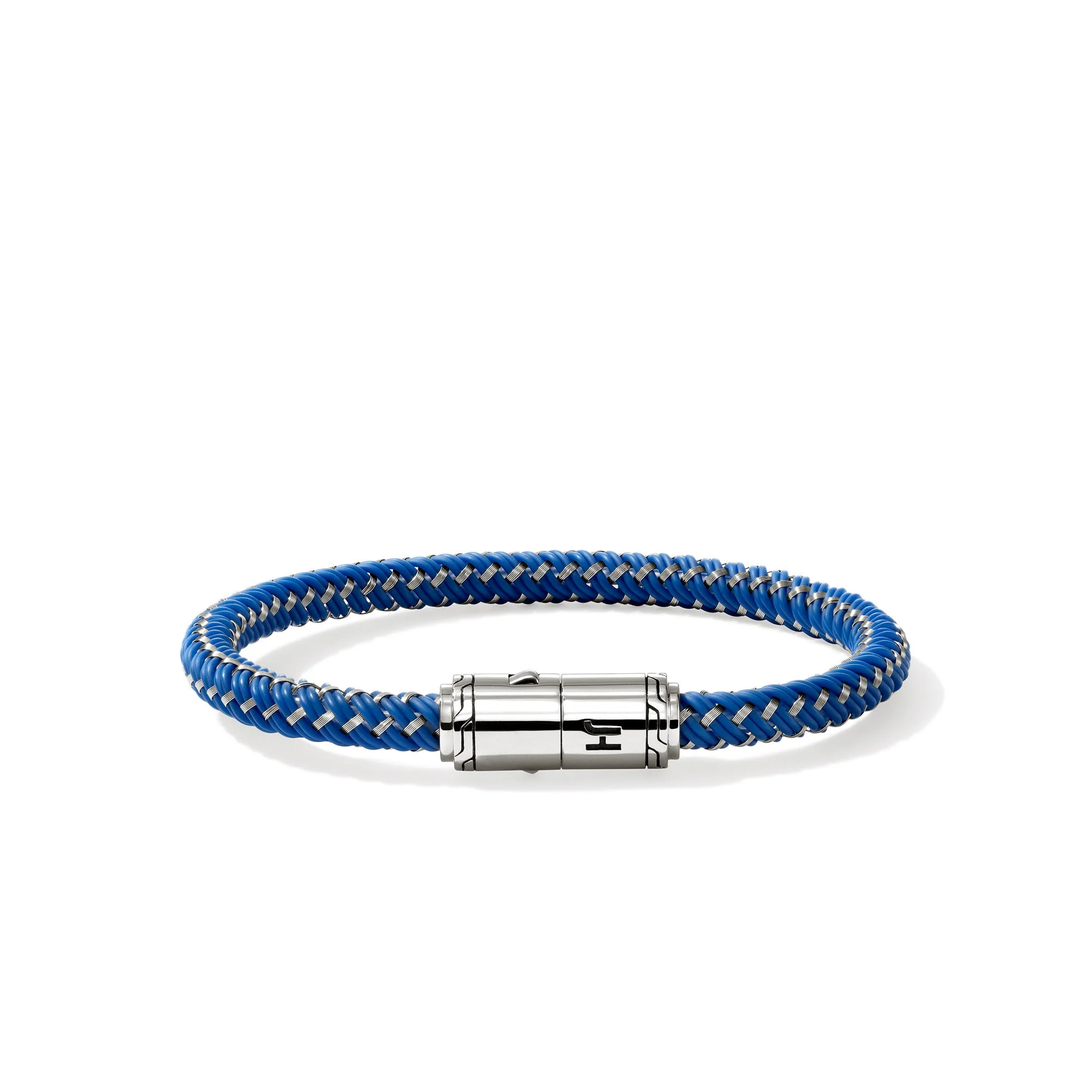 Cord Bracelet, Sterling Silver, Rubber - 1
