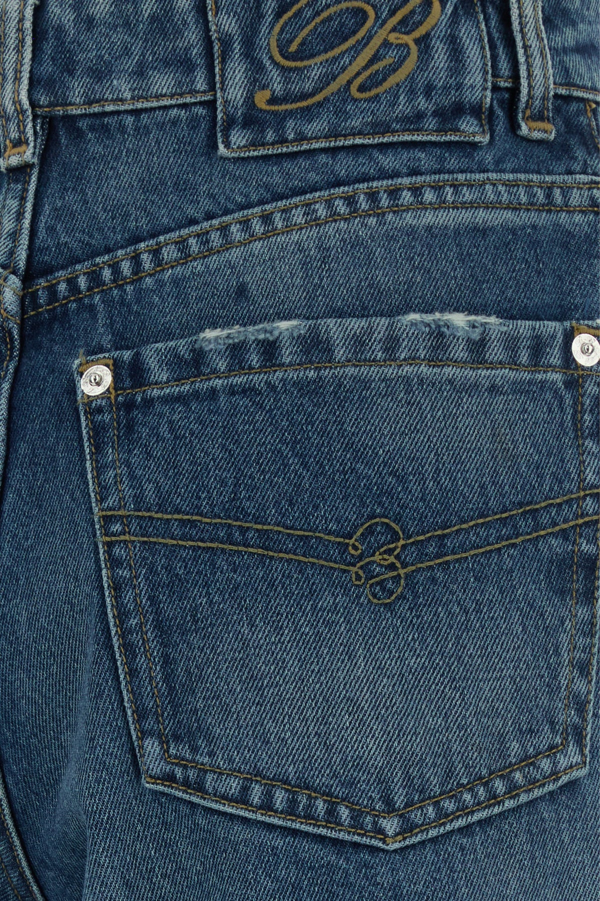 Denim wide-leg jeans - 3