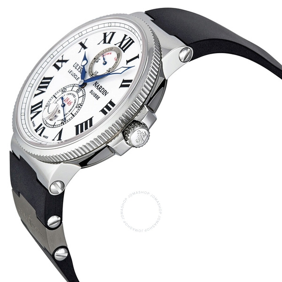 Ulysse Nardin Maxi Marine Chronometer White Dial Men's Watch 263-67-3-40 - 2