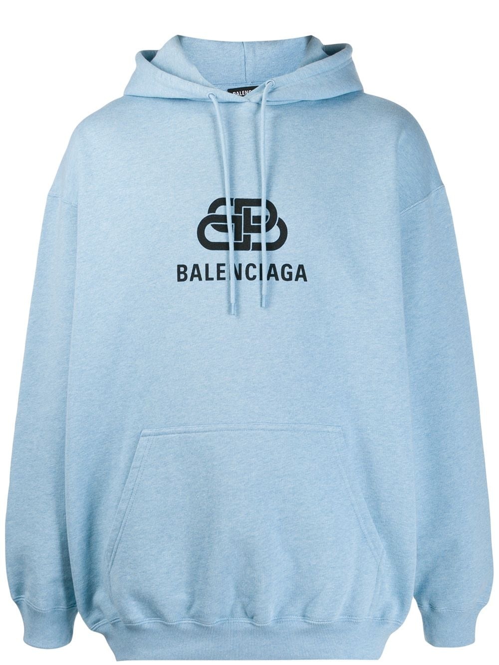 printed logo hoodie - 1