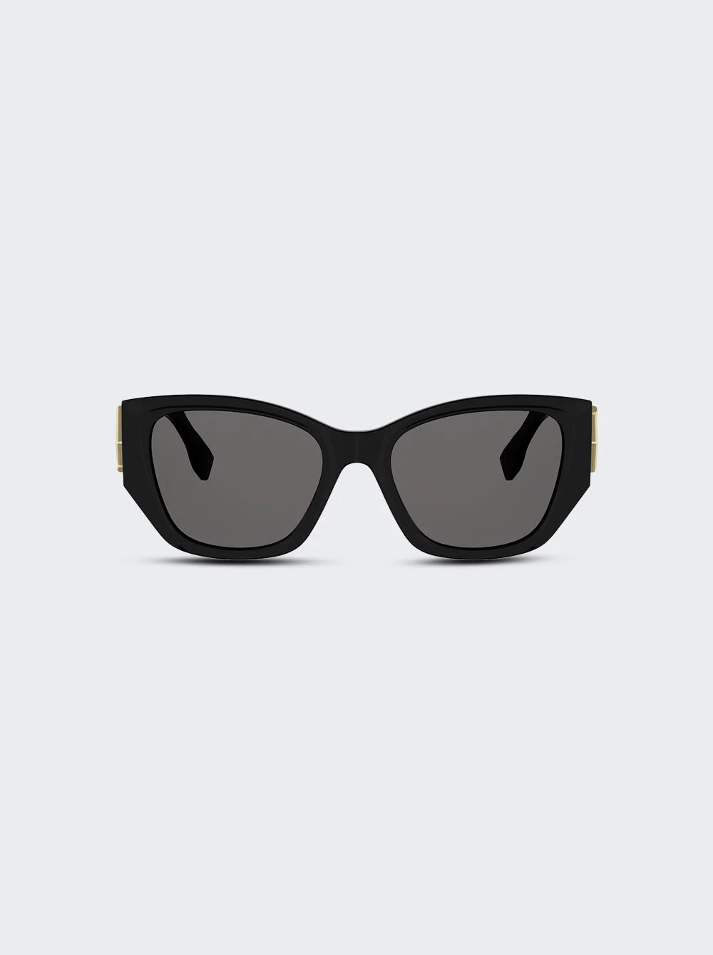 Ff Diamonds Sunglasses Shiny Black - 1