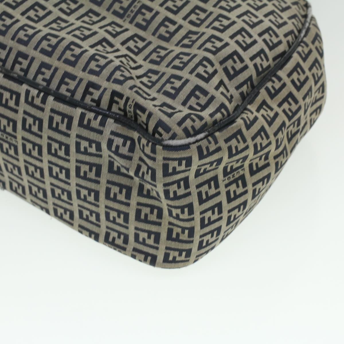 FENDI Zucchino Canvas Hand Bag Navy 71-16533-0-012 - 16