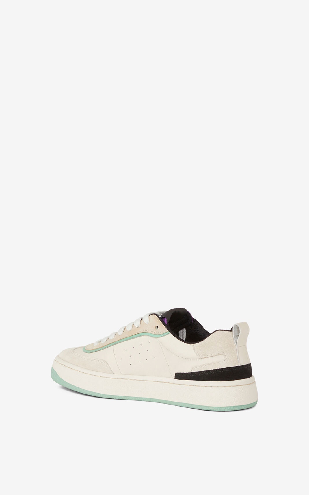 KENZO Kourt 80 leather trainers - 4