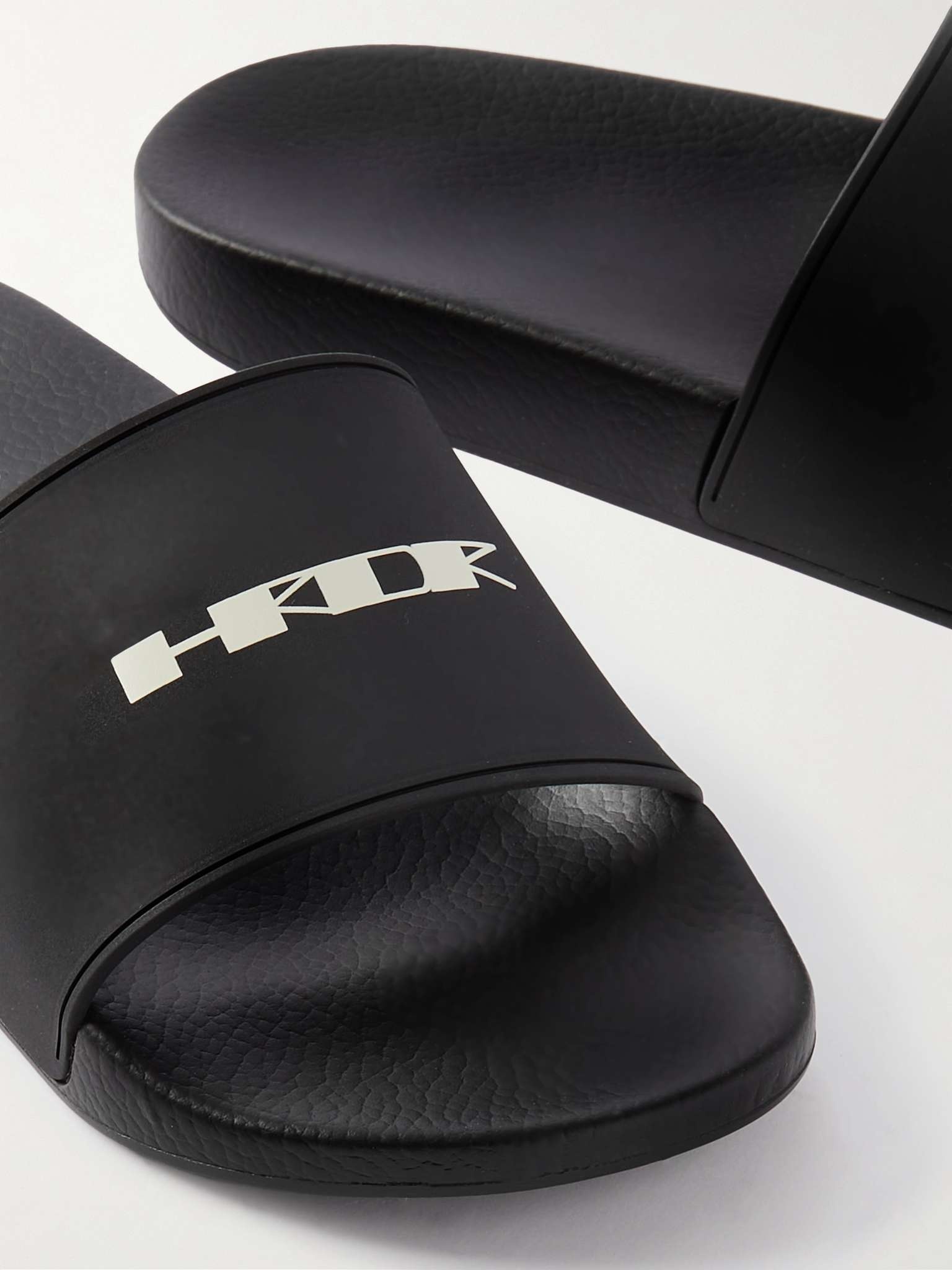 Logo-Print Rubber Slides - 5