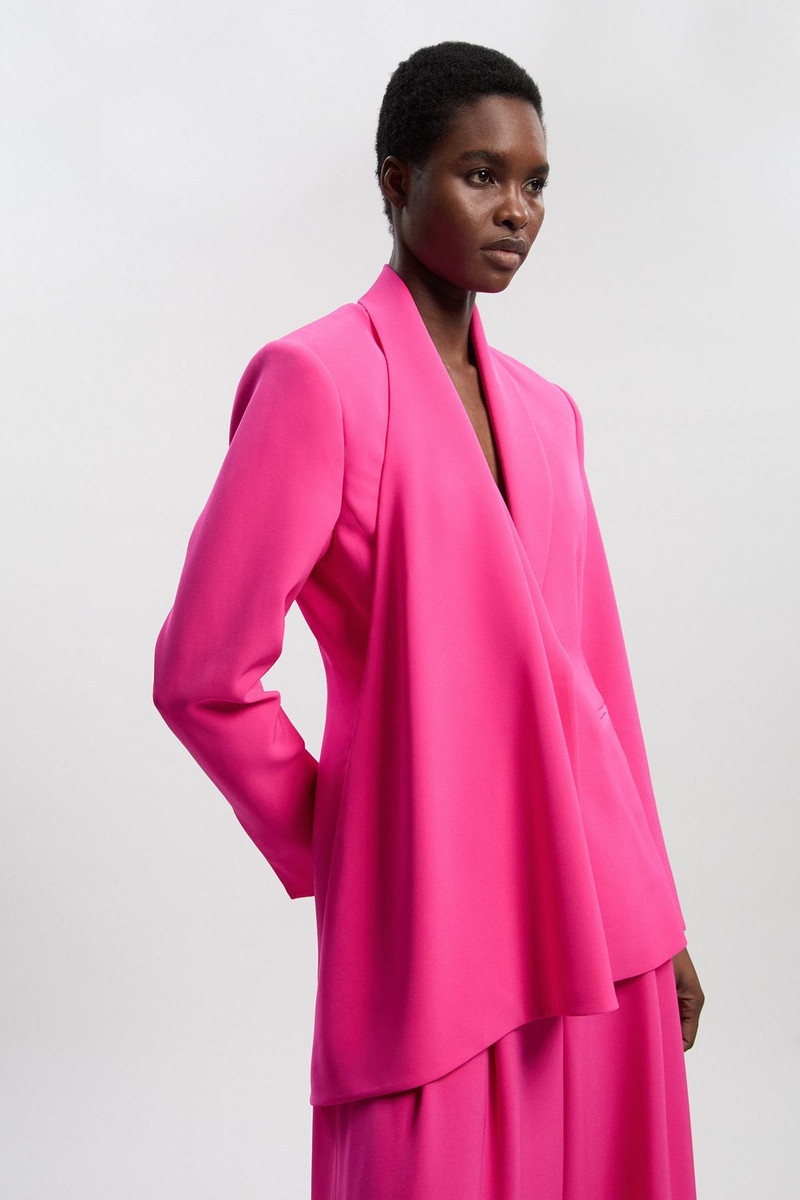 KAREN MILLEN Soft Tailored Single Breasted Blazer outlook