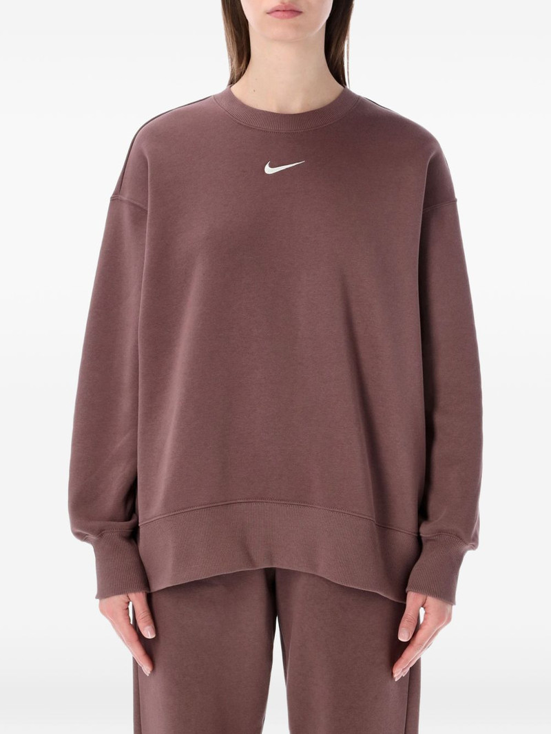logo-detail crew-neck sweatshirt 1