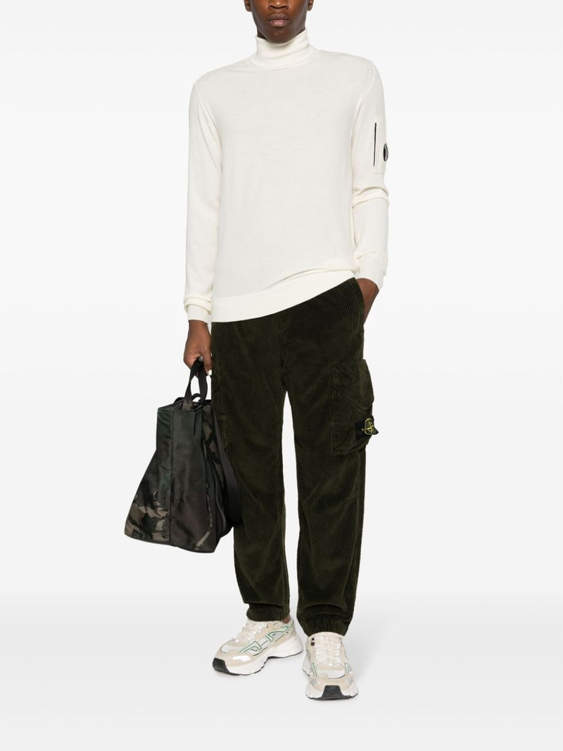 C.P. Company Lens-detail fine-knit jumper outlook