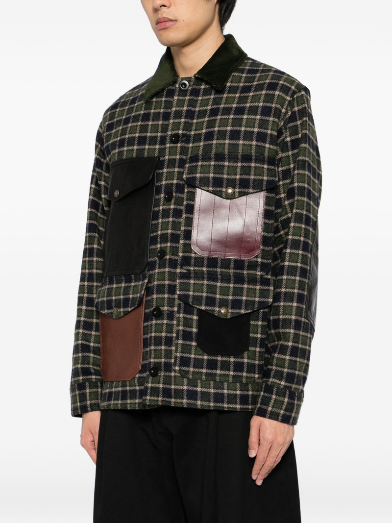 check patchwork jacket 3