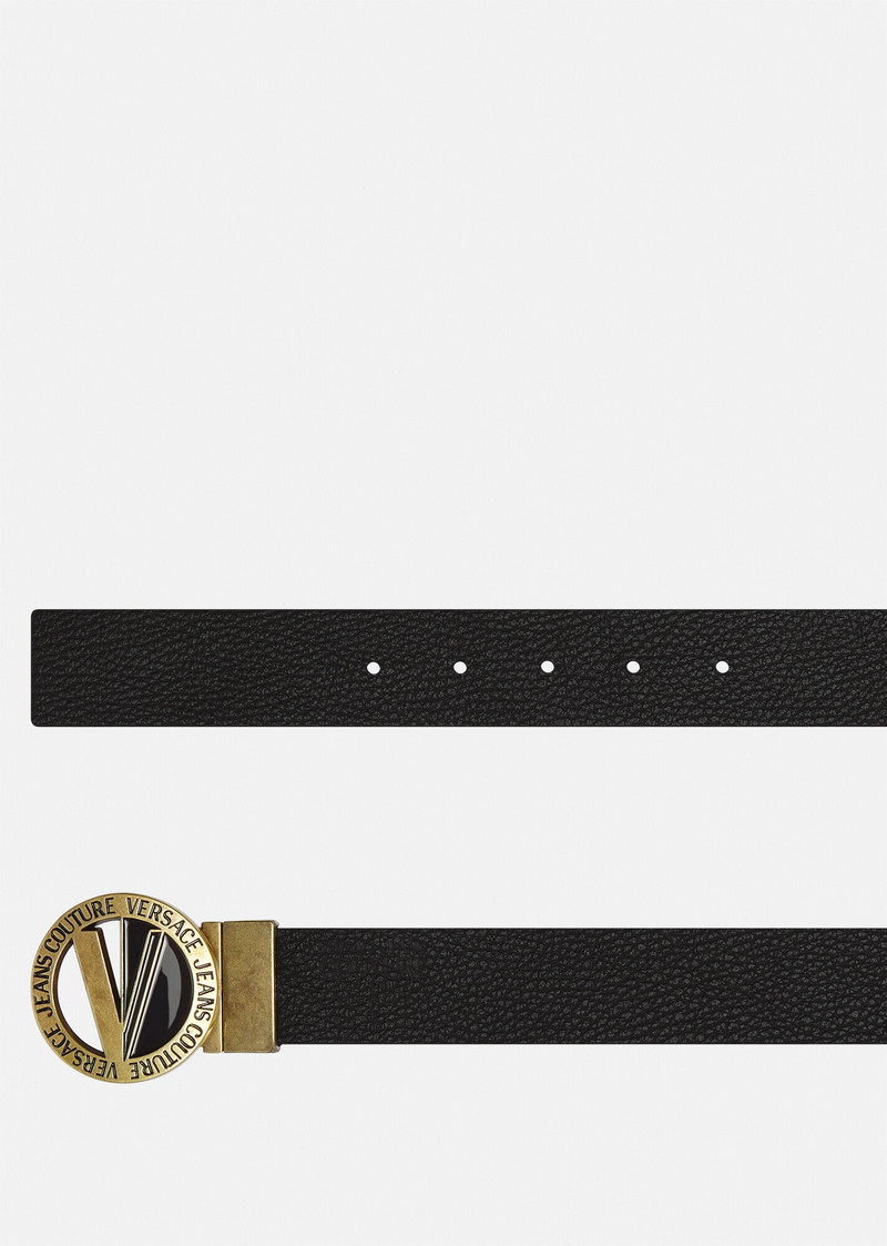 VERSACE JEANS COUTURE V-Emblem Round Belt outlook