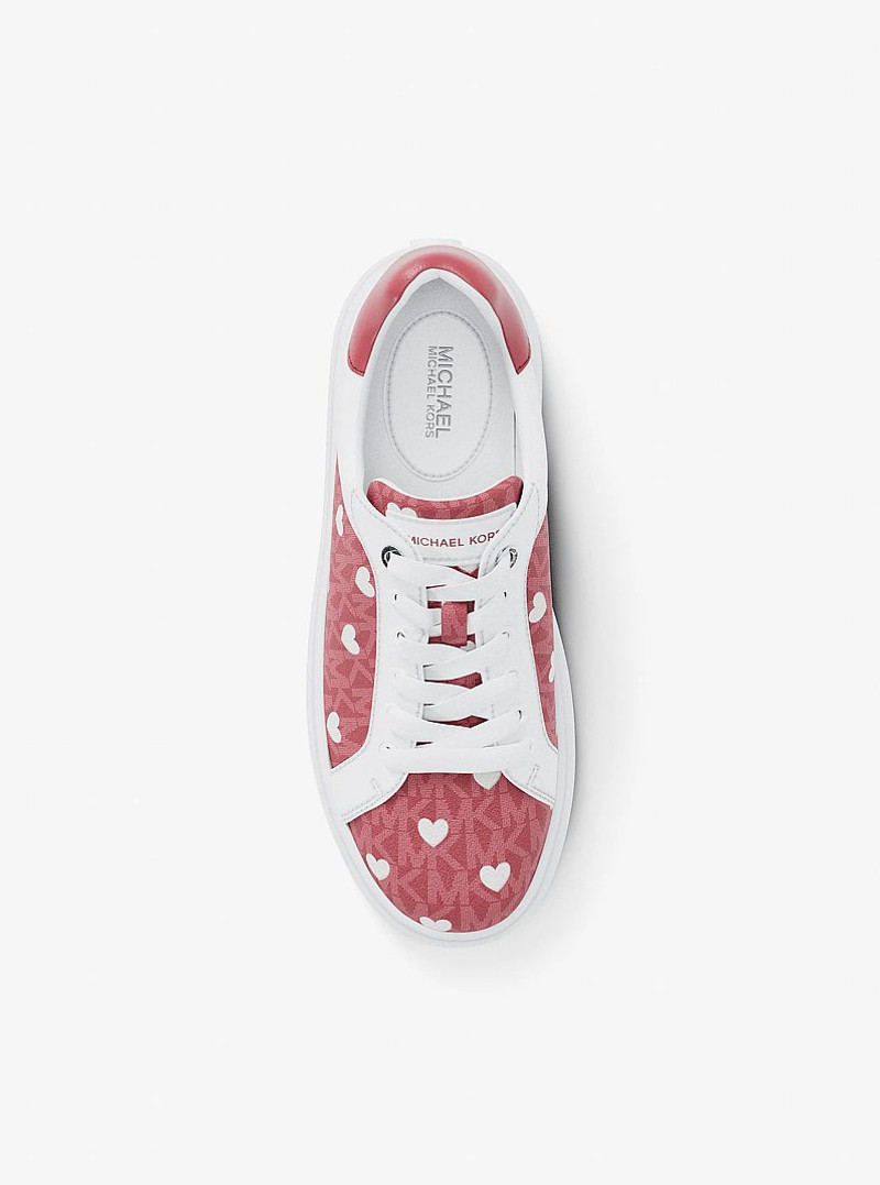Romey Printed Signature Logo Platform Sneaker 5