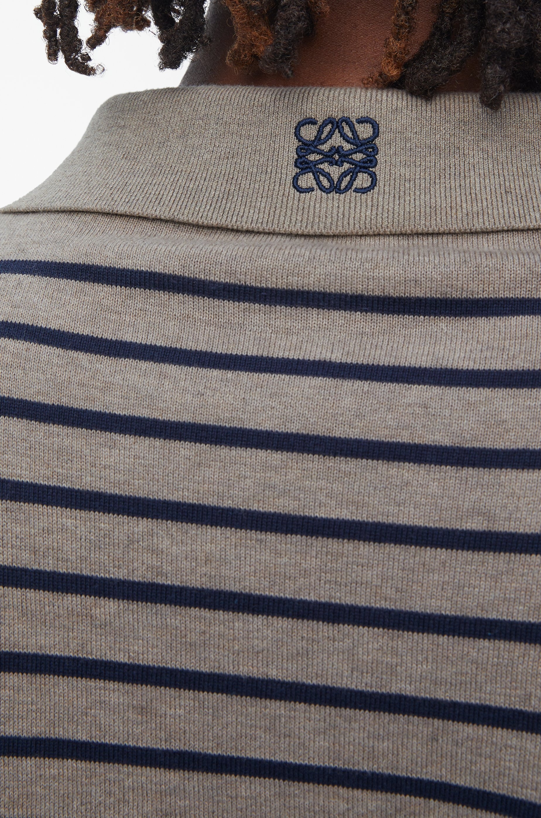 Polo sweater in cotton - 5