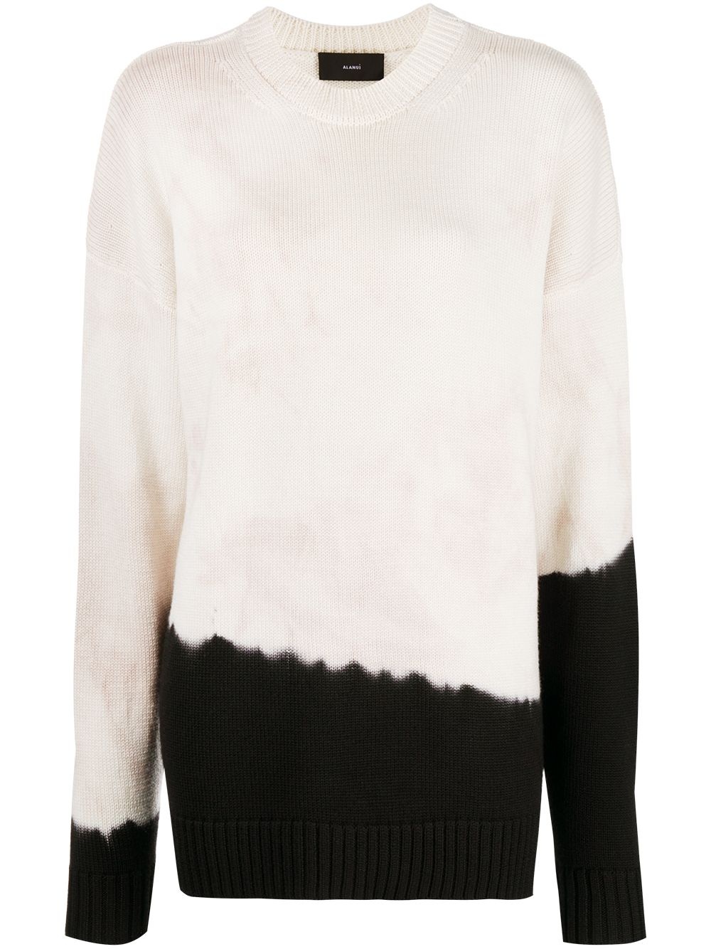 tie-dye knitted jumper - 1