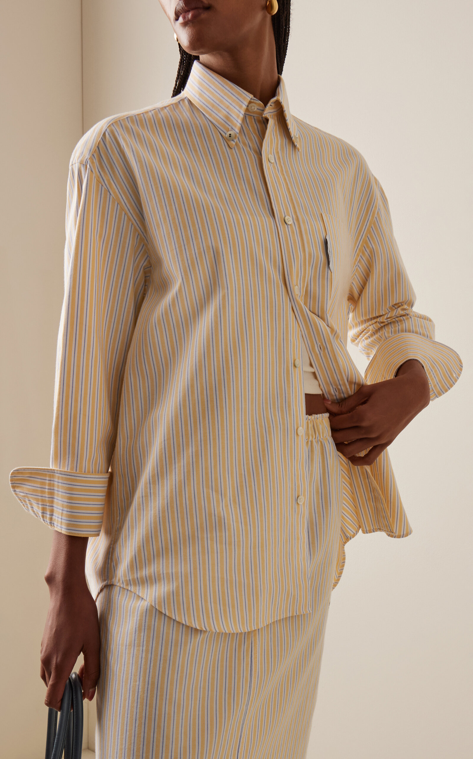 Cotton Oxford Shirt yellow - 2