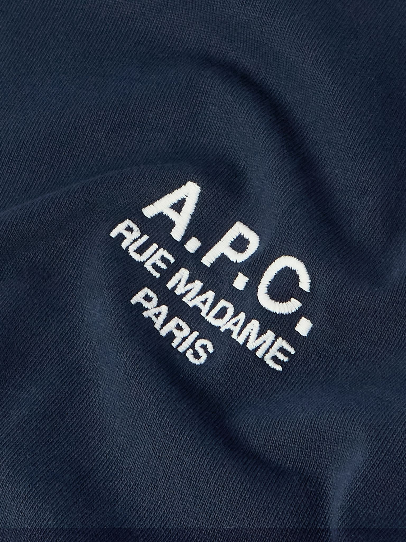 Logo-Embroidered Cotton-Jersey T-Shirt Navy - 5