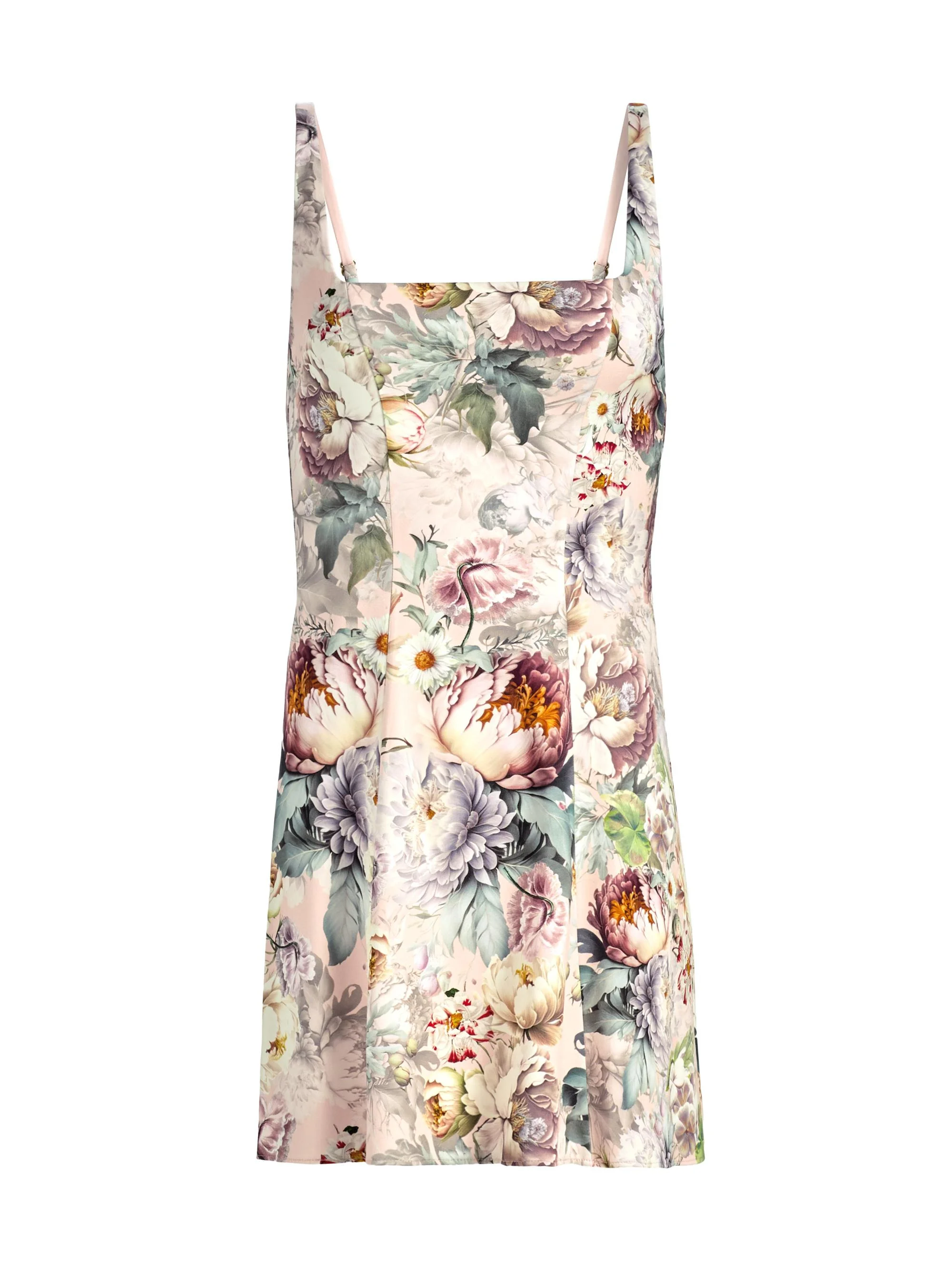 Women's Julia Floral Sleeveless Mini Dress - Sweet Peony - 1