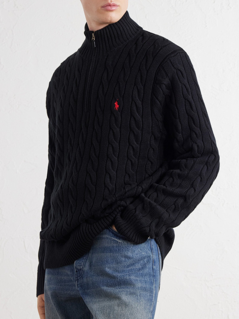 Cotton Half-Zip Sweater 3