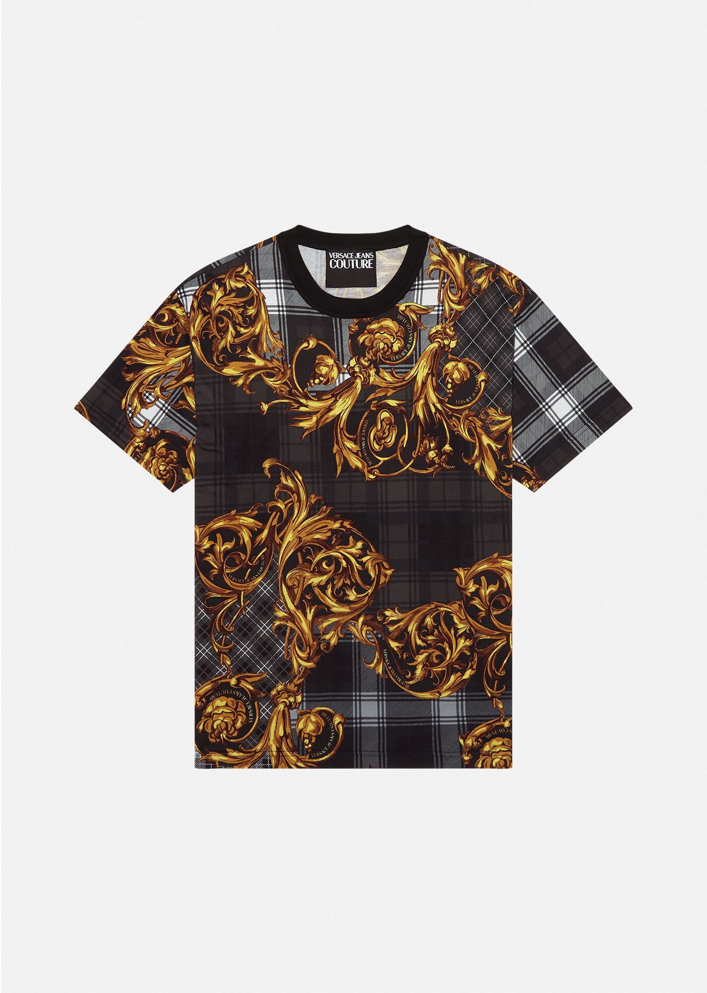 Tartan Baroque Print T-Shirt - 1