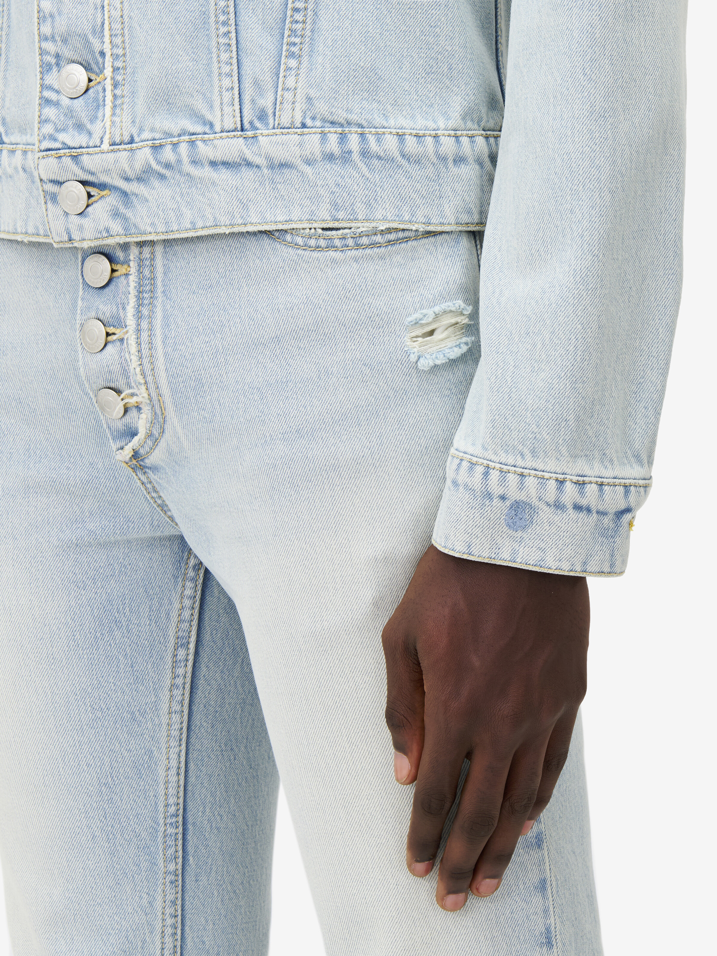 Stonewashed Slim Fit Jeans - 5