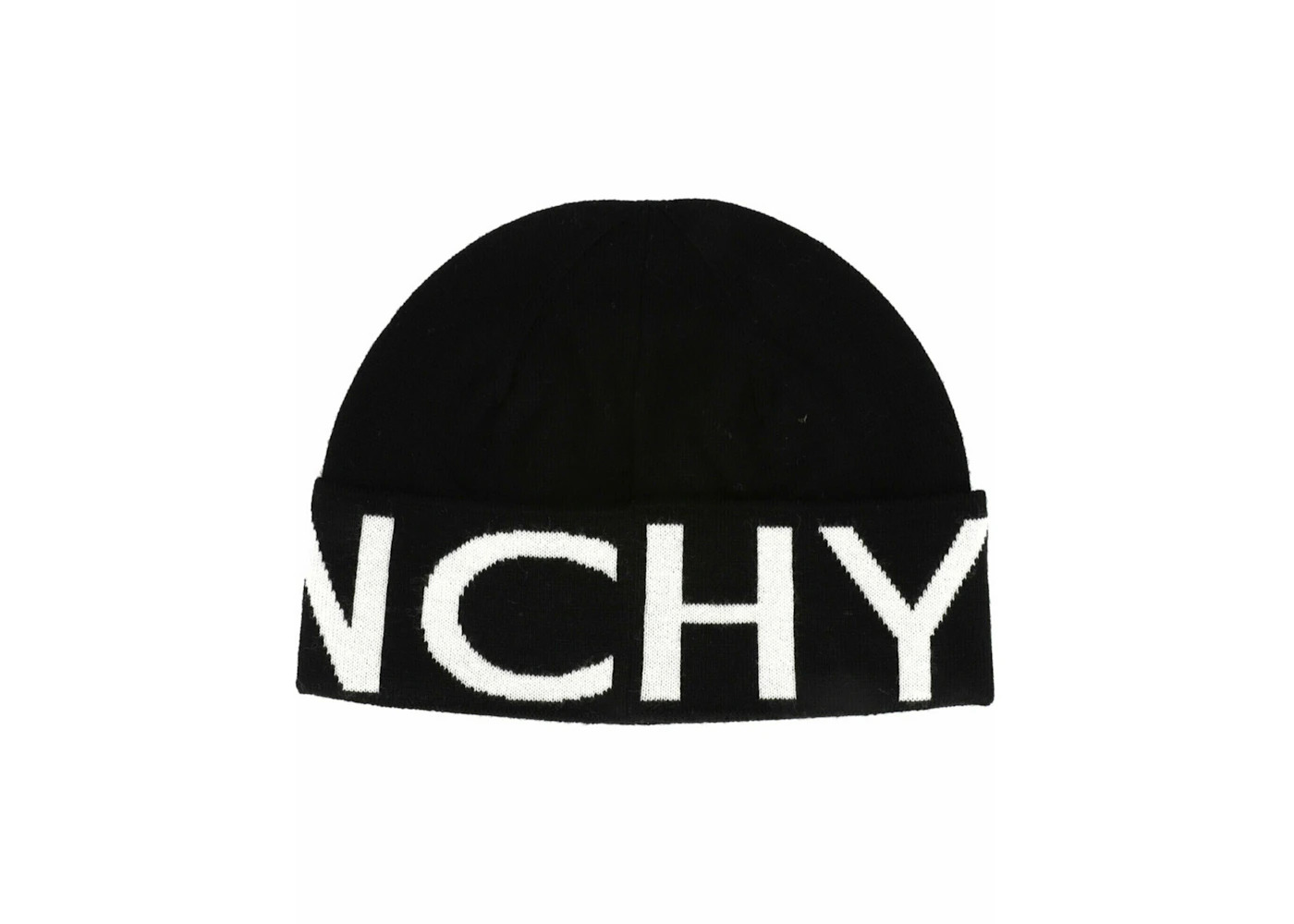 Givenchy Jacquard Logo Beanie Black/White - 4