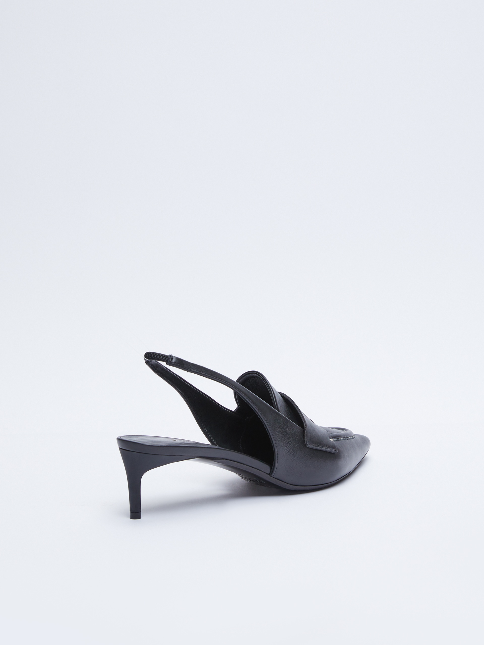 CATY Leather slingbacks - 3