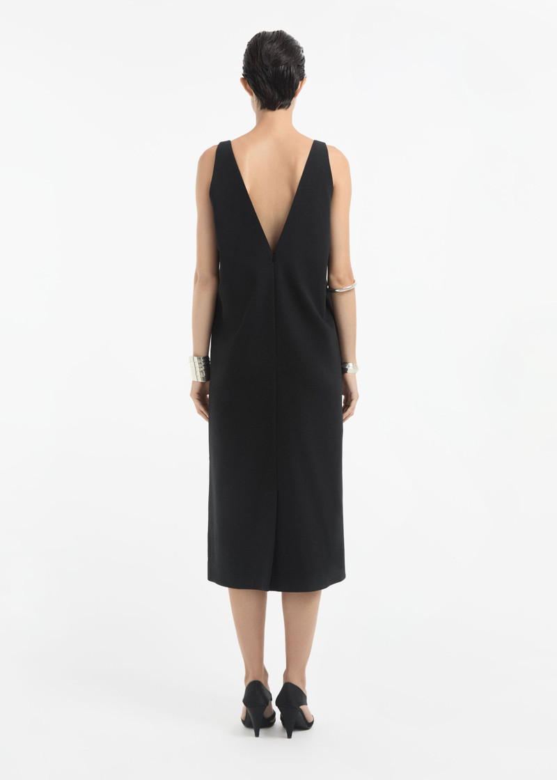 V-Neck Dress in Cotton 4