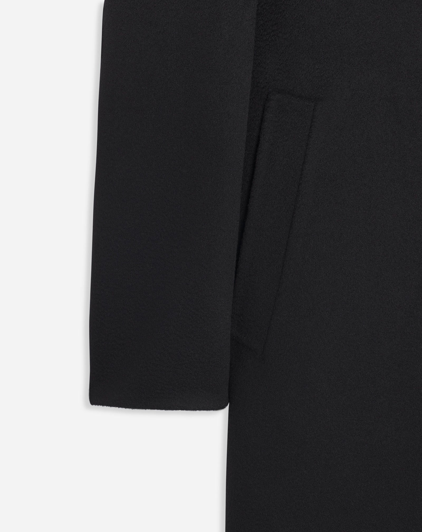 SINGLE-BREASTED TAILORED COAT IN PURE CASHMERE - 4