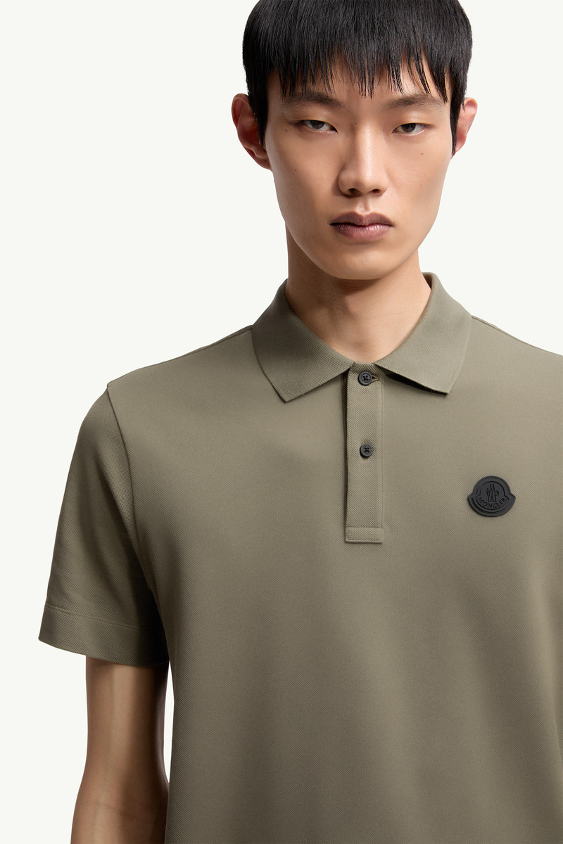 Logo Cotton Piquet Polo Shirt 6