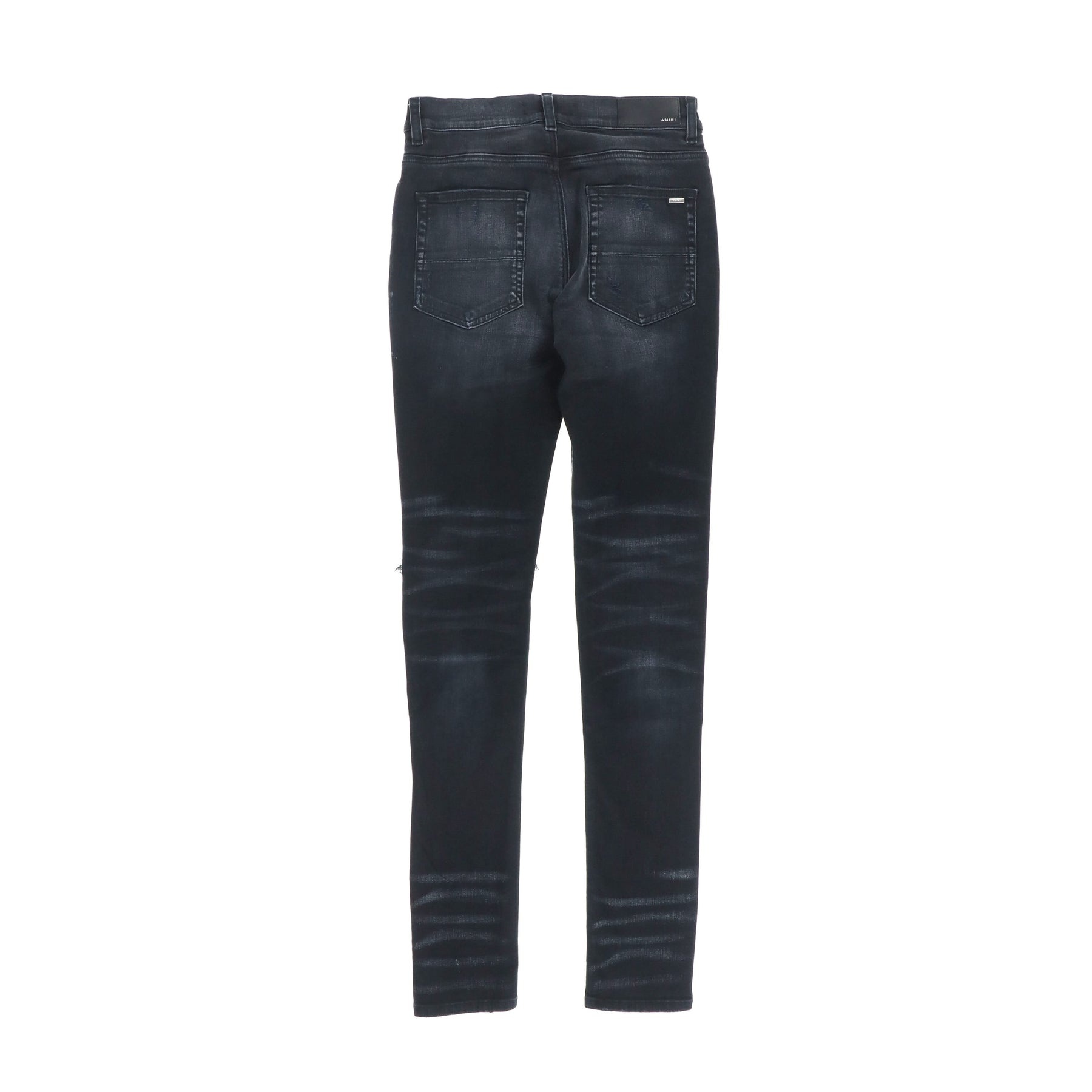 MX1 LEATHER PLAYBOY JEAN / AGED BLK - 2