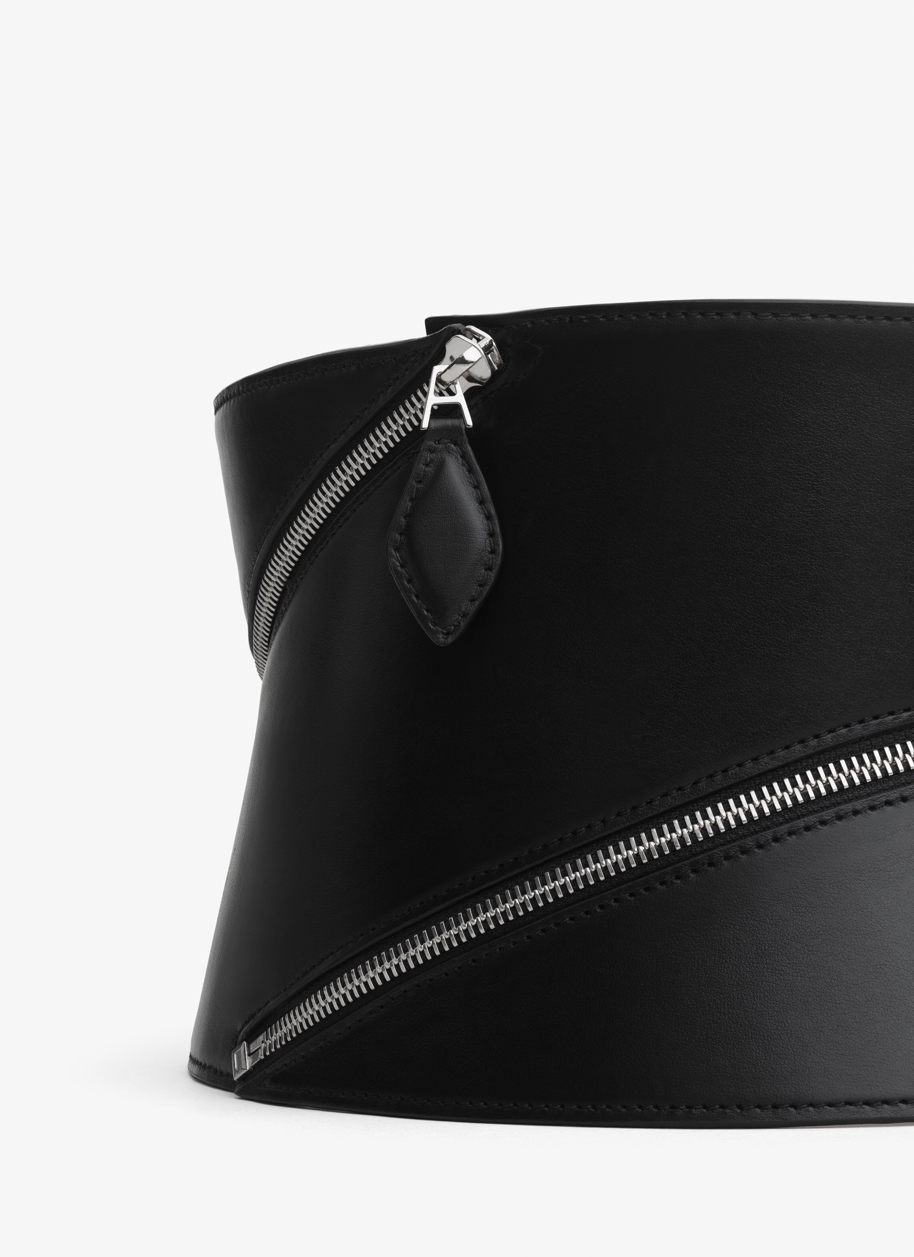 ZIP CORSET IN CALFSKIN - 4