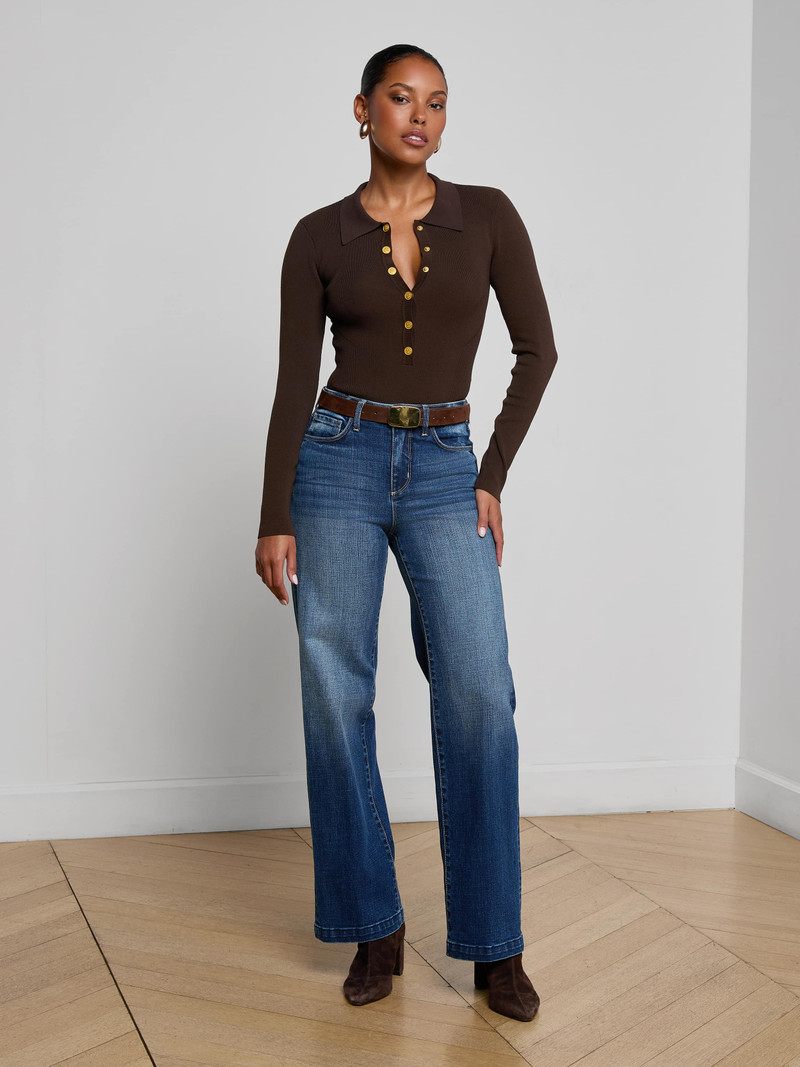 L'AGENCE Scottie Wide-Leg Jean outlook
