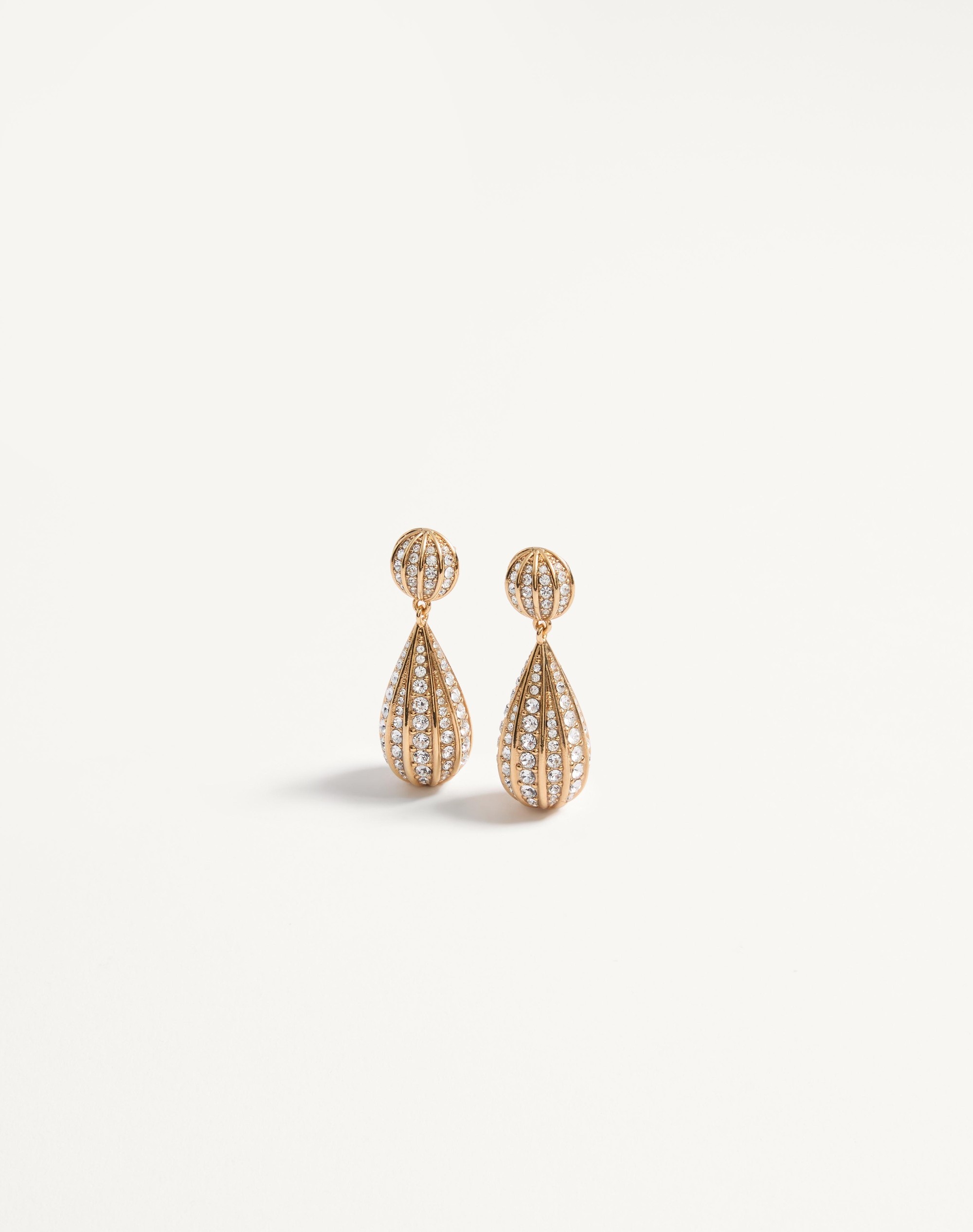 POETIQUES DES GOUTTES METAL AND SWAROVSKI® CRYSTAL EARRINGS - 3