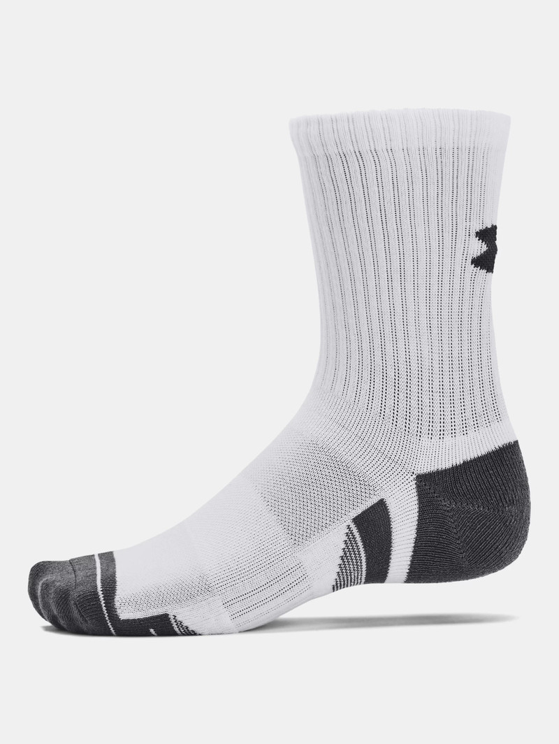Unisex UA Performance Cotton 3-Pack Mid-Crew Socks 4