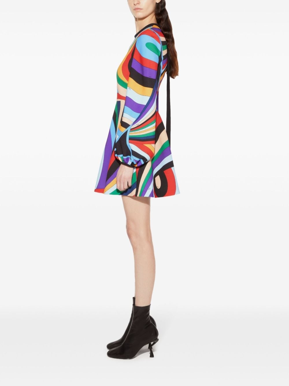 Iride-print mini dress - 3