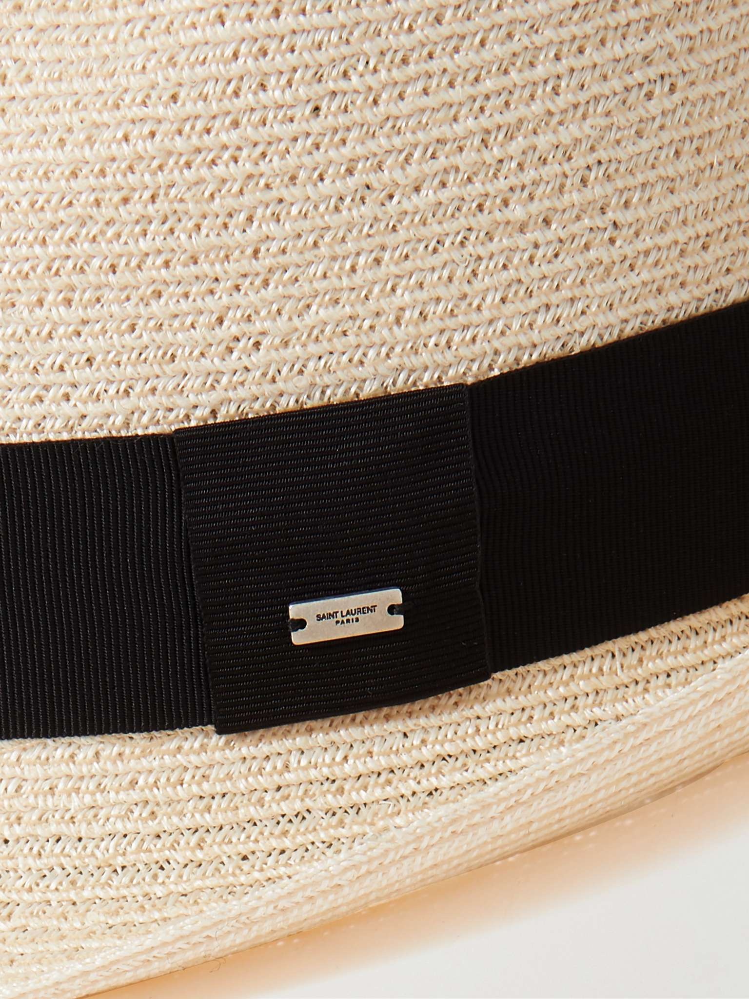 Grosgrain-Trimmed Hemp Fedora - 8