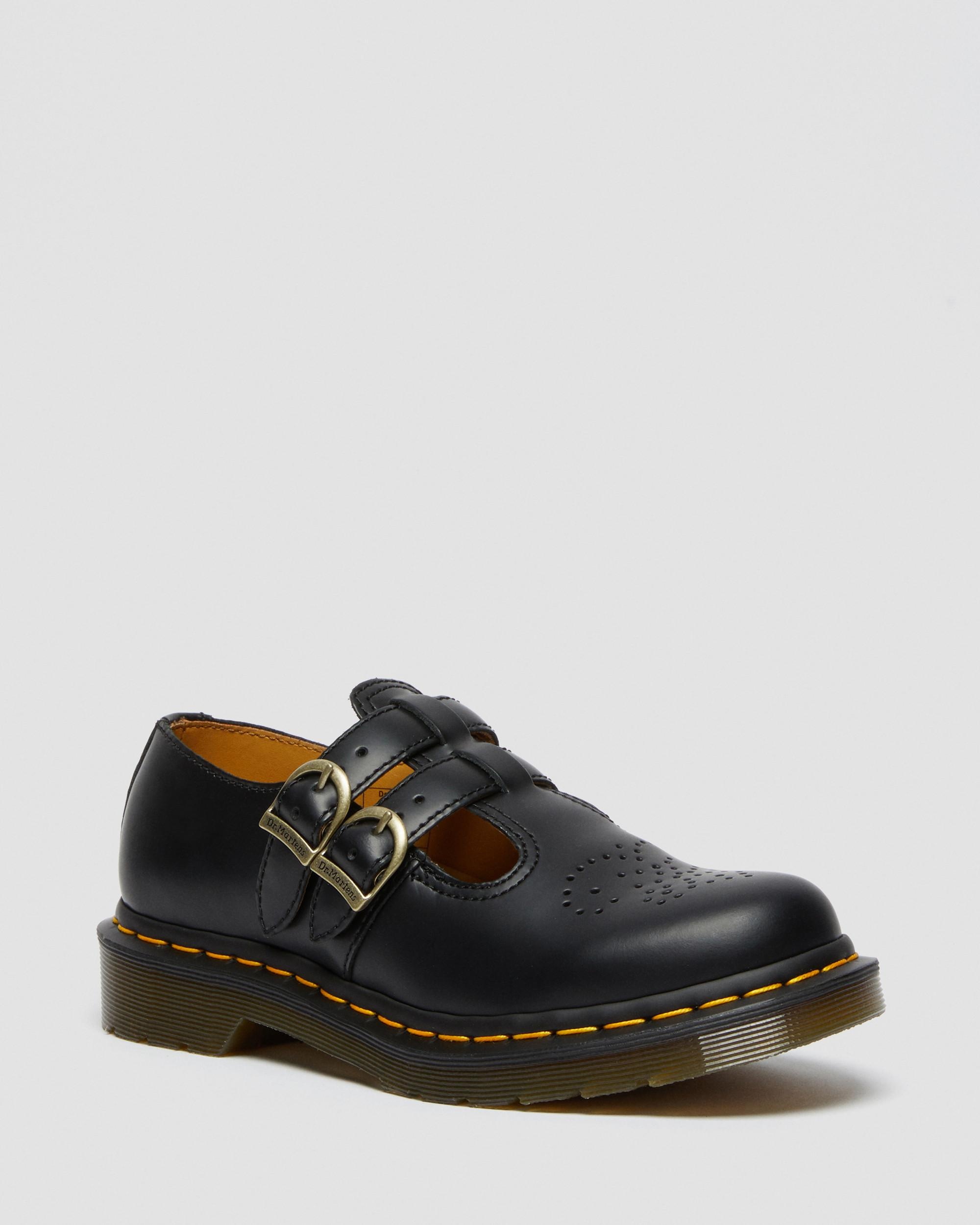 8065 Smooth Leather Mary Jane Shoes - 5