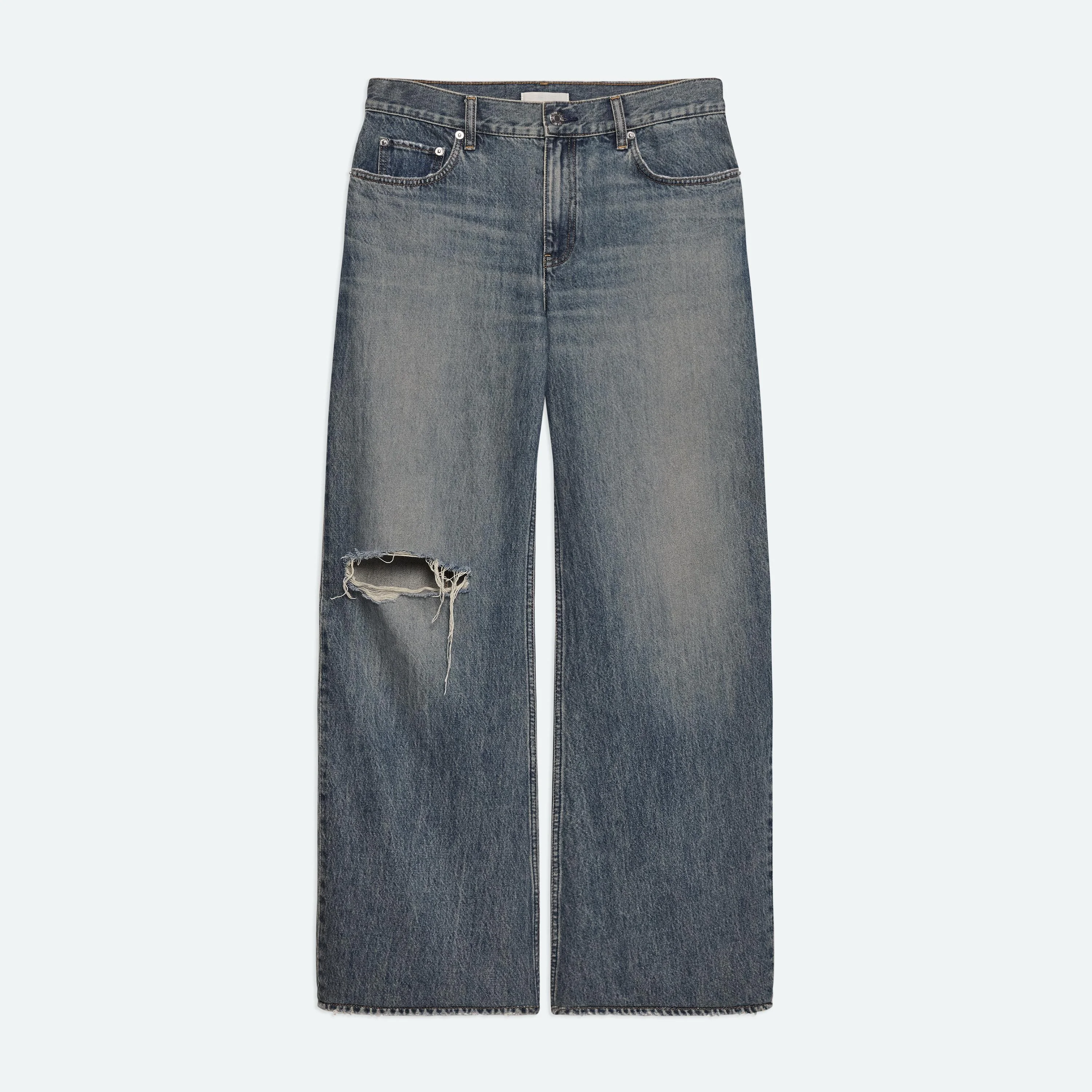 DESTROYED BOOTCUT JEANS - 1