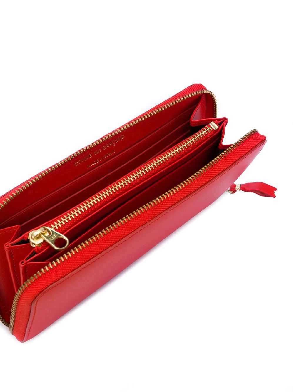 zip-around leather wallet - 3