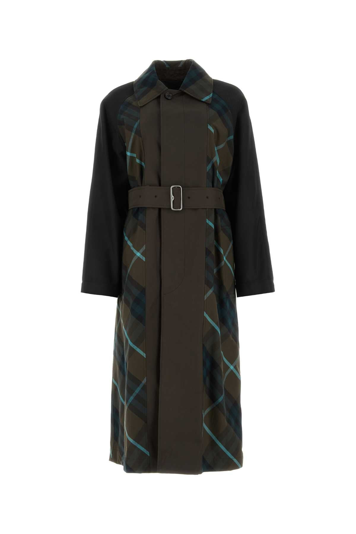 Burberry Women Embroidered Gabardine Bradford Trench Coat - 2