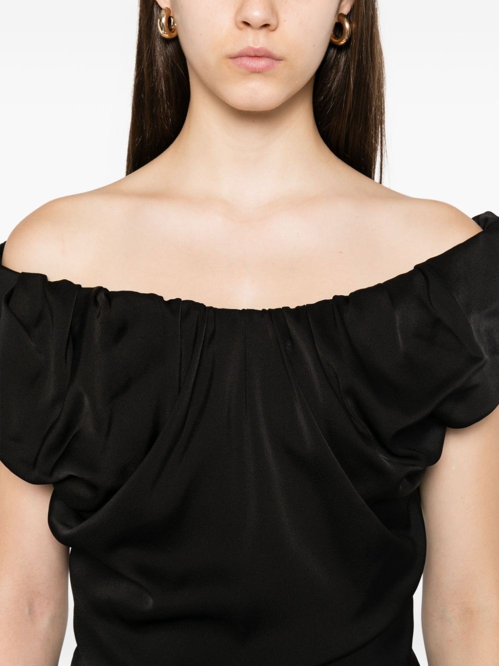 Ginnie Amber off-shoulder maxi dress - 5