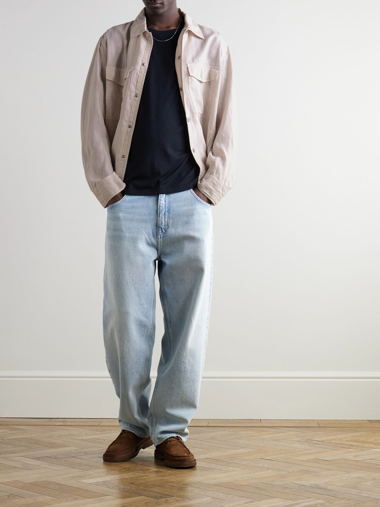 RB Baggy Wide-Leg Jeans Blue - 2