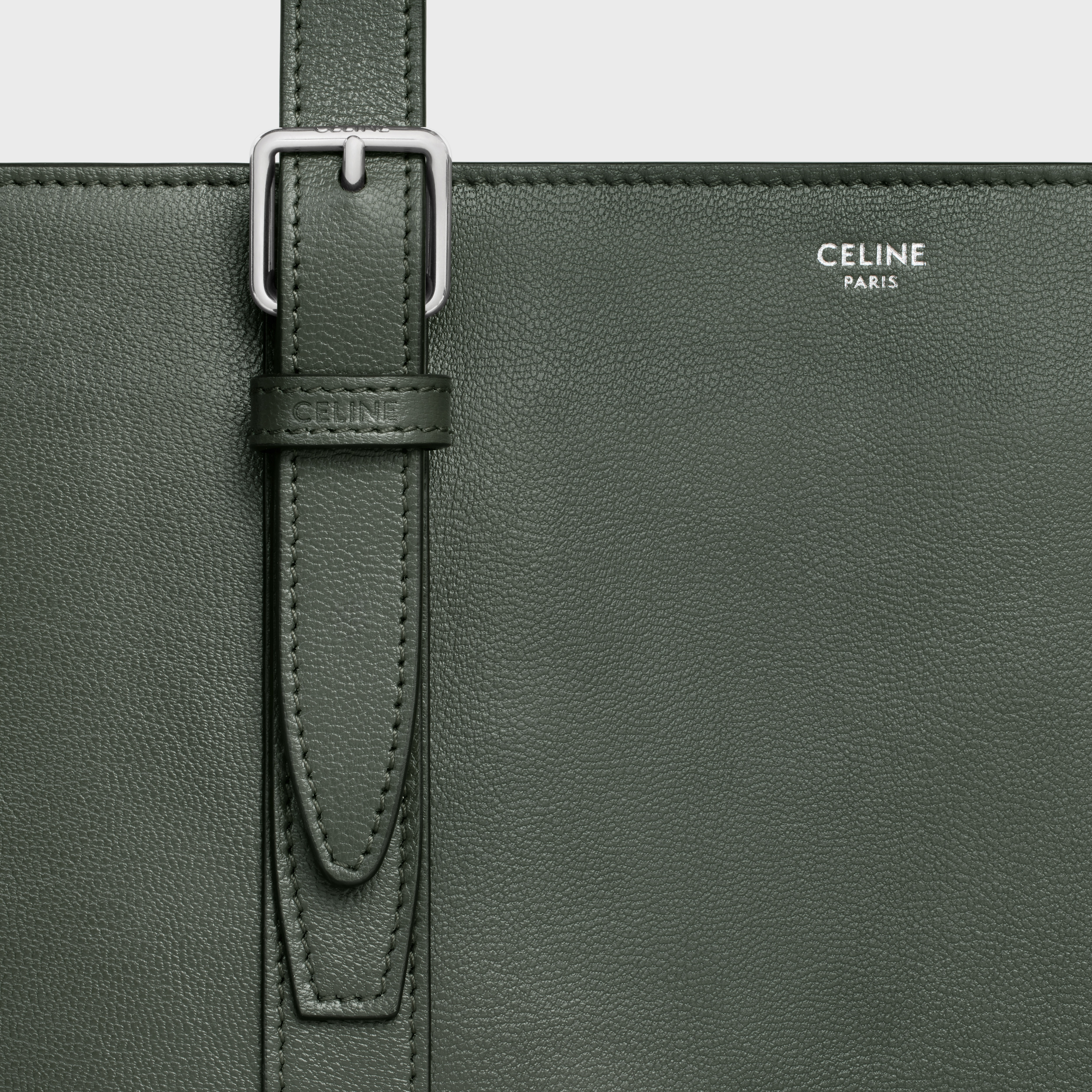 CABAS WITH BUCKLE in SMOOTH CALFSKIN - 4